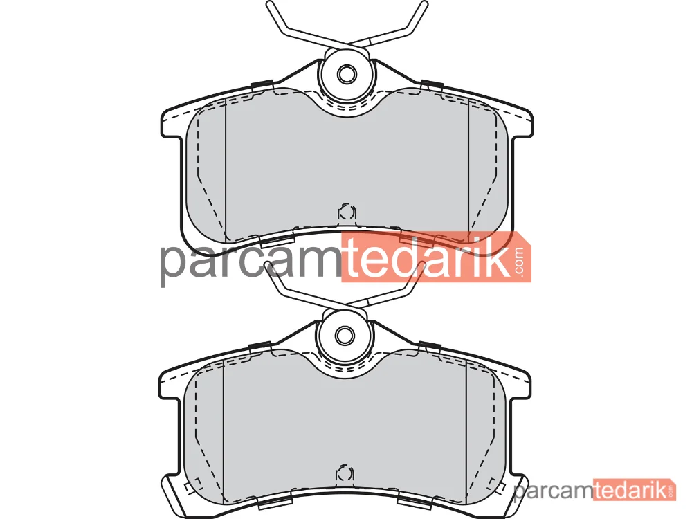 VALEO 670810 | Fren Balatası (Arka) — Toyota Avensis Liftback, Toyota Avensis, Toyota Corolla Compact